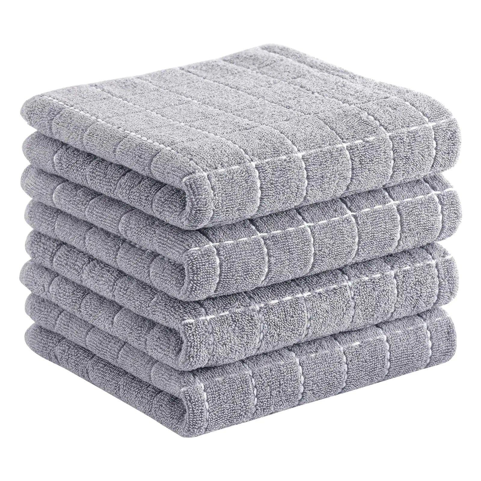 Torchons de cuisine en coton gaufré