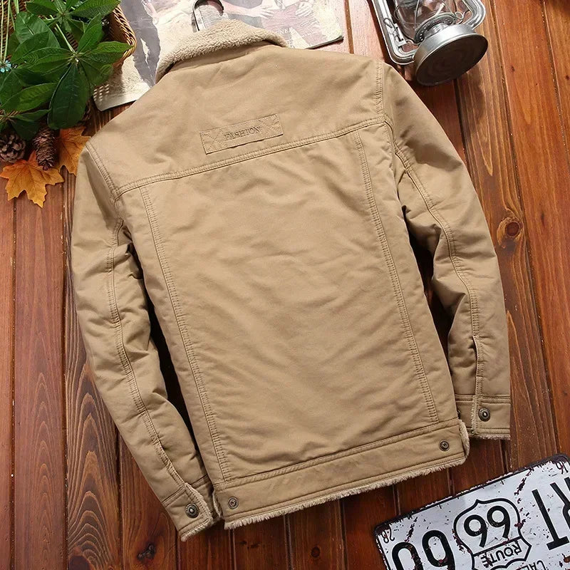 Ropa de abrigo: Chaqueta tipo bómber de forro polar, cortavientos para hombre, parkas masculinas gruesas y cálidas, chaquetas militares de invierno para hombre, abrigos con cuello de piel.