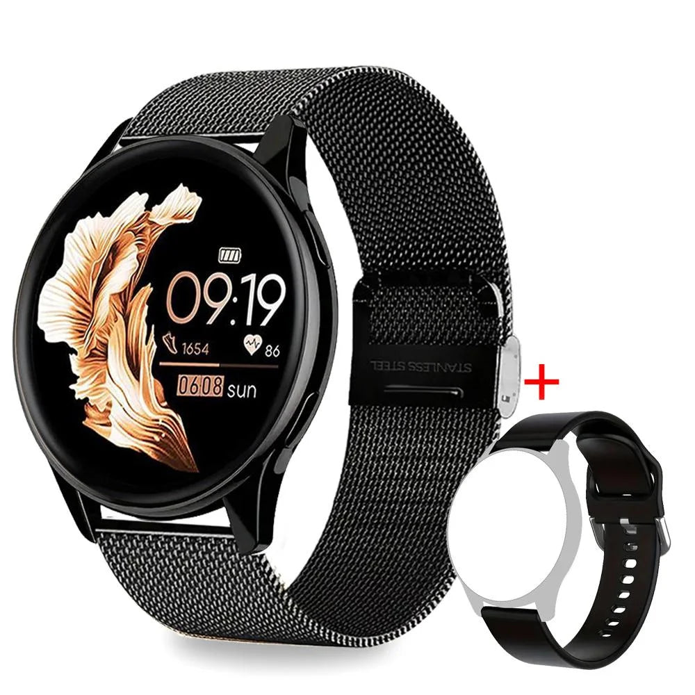 Reloj inteligente, llamadas/marcación inalámbricas, modo multideporte, alertas, para hombres y mujeres, fondo de pantalla personalizable, iPhone/Android