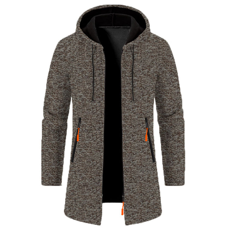 Sudaderas para hombre - Sudaderas con capucha de manga larga para hombre - Sudadera con capucha y cremallera para hombre - Abrigo de invierno oversize para hombre - Suéter negro
