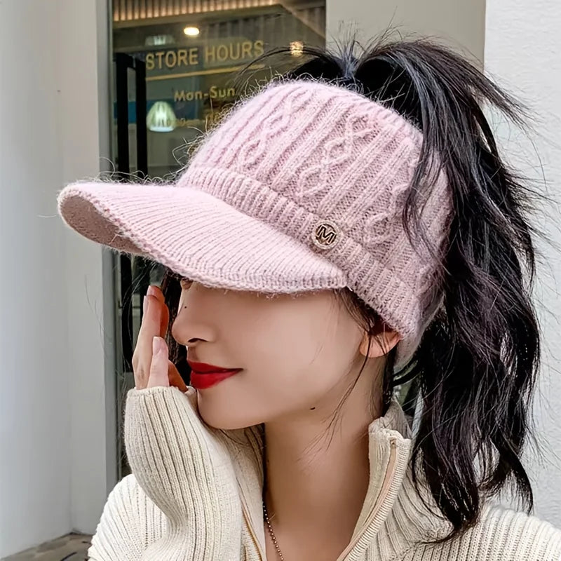 Women’s Ponytail Knit Hat