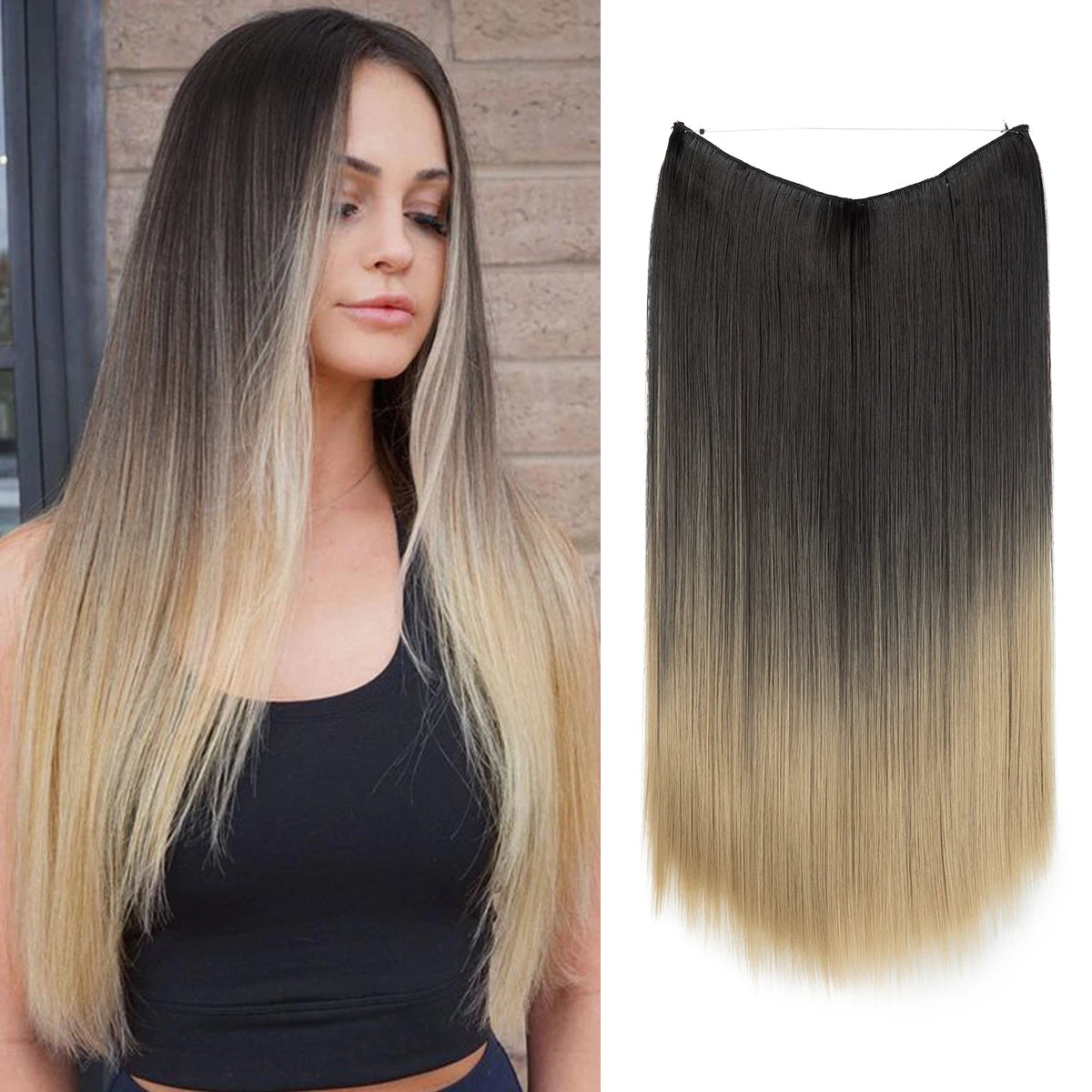 Extensión de Pelo Liso Ombre SARLA
