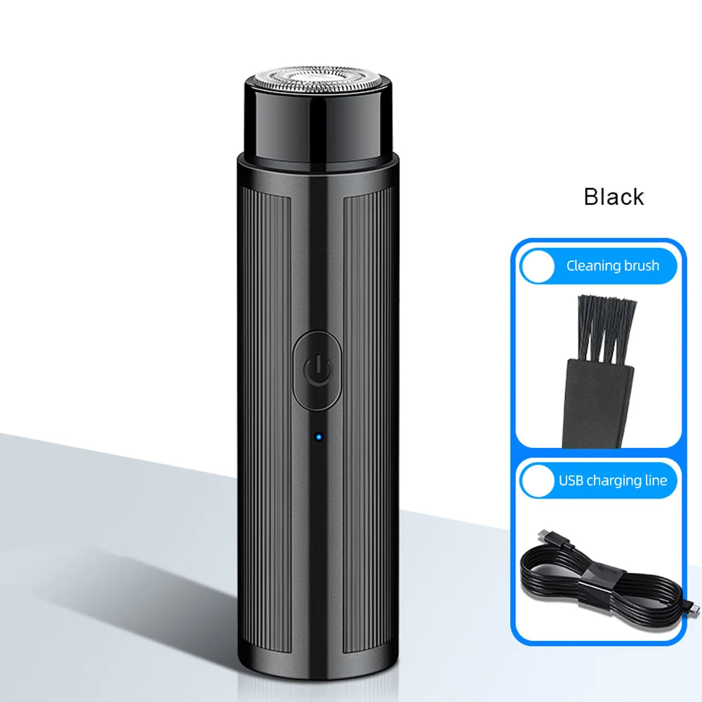 Mini afeitadora eléctrica recargable para hombres, depiladora, máquina de afeitar para mujeres, mini afeitadora para coches, herramientas de afeitado eléctrico