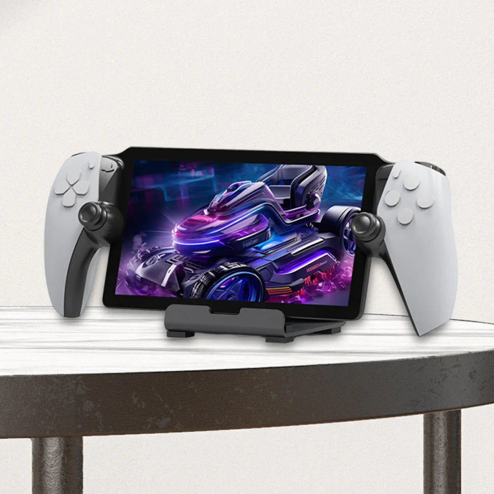 Game Console Holder Desktop Stand for PS5 Portal Support Stand with Anti-Slip Pad for Playstation Portal Steam Deck ROG Switch