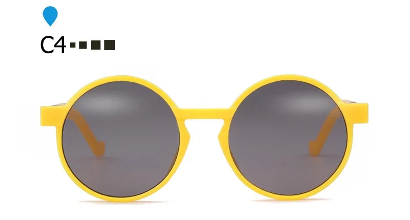 SORVINO Round Women Steampunk Sunglasses Red Yellow Gradient Sun Glasses Fashion Brand Designer Men Trendy Shades UV400 Gafas