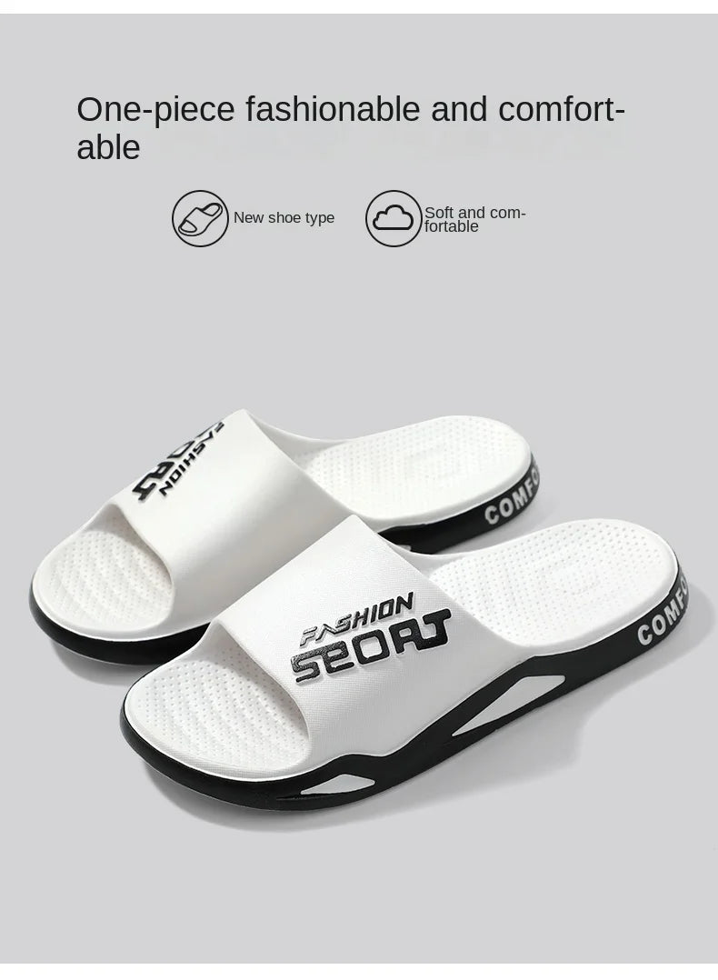 Pantuflas de hombre que se pueden llevar en verano. Sandalias de moda para hombre para baño, casa, antideslizantes, de interior y de casa