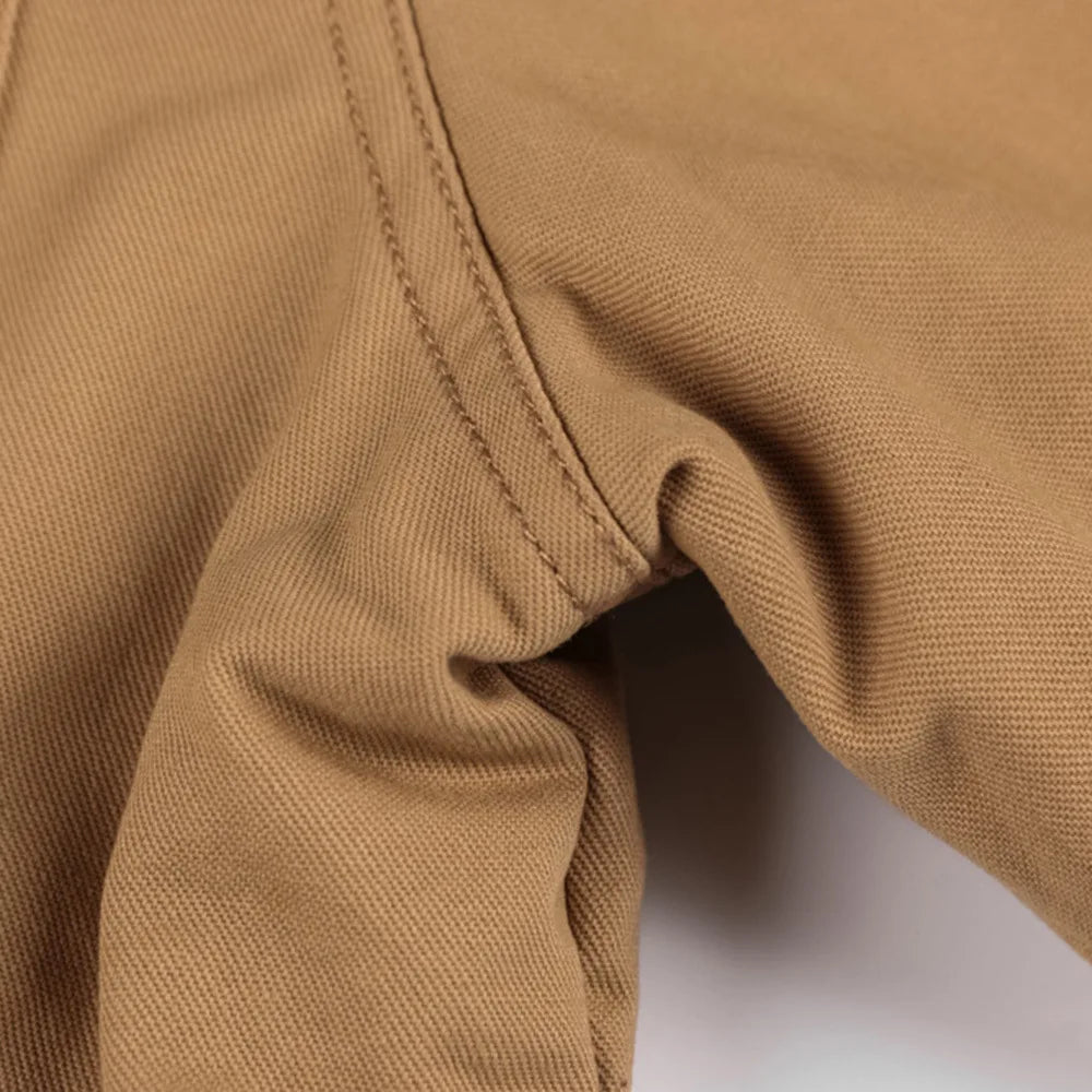 Herrearbeidsklær, tykk, kuldebestandig høst- og vinterjakke, varm, løs og glidelåscardigan for menn, herrejakke Jacket Jacket