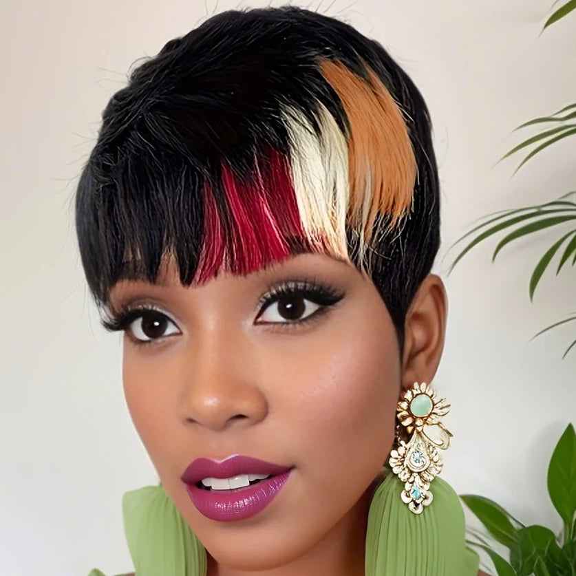 Highlight Pixie Hair Wig