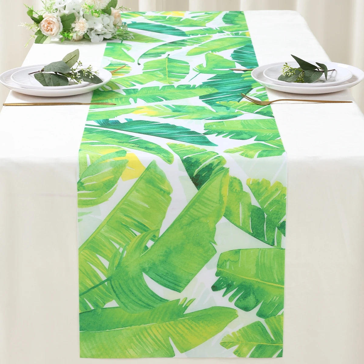 Chemin de table guirlande hawaïenne Hawaii Luau Tropical Party Decor Kids Favors Vaisselle ALOHA Summer Beach Birthday Party Supplies