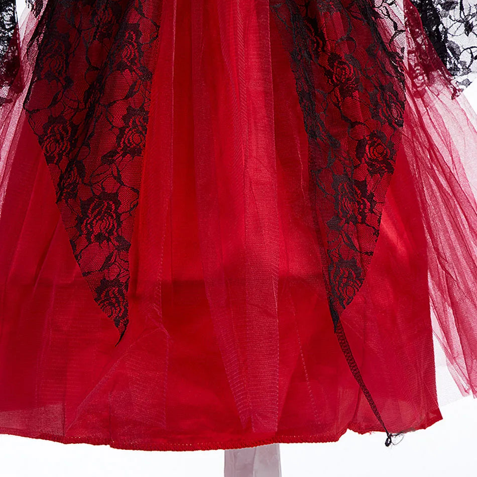 Disfraz de bruja para niños, disfraz de princesa para cumpleaños, ropa elegante para niñas, cosplay de Halloween, vestido elegante, sombrero de vampiro, Navidad, fantasía