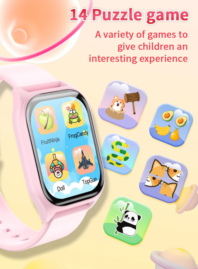 Kids Smart Watch Girls Boys SmartWatch for Kids Smartwatch Gifts for 4-15 Years Old Sports Pedometer Birthday Gift for Children