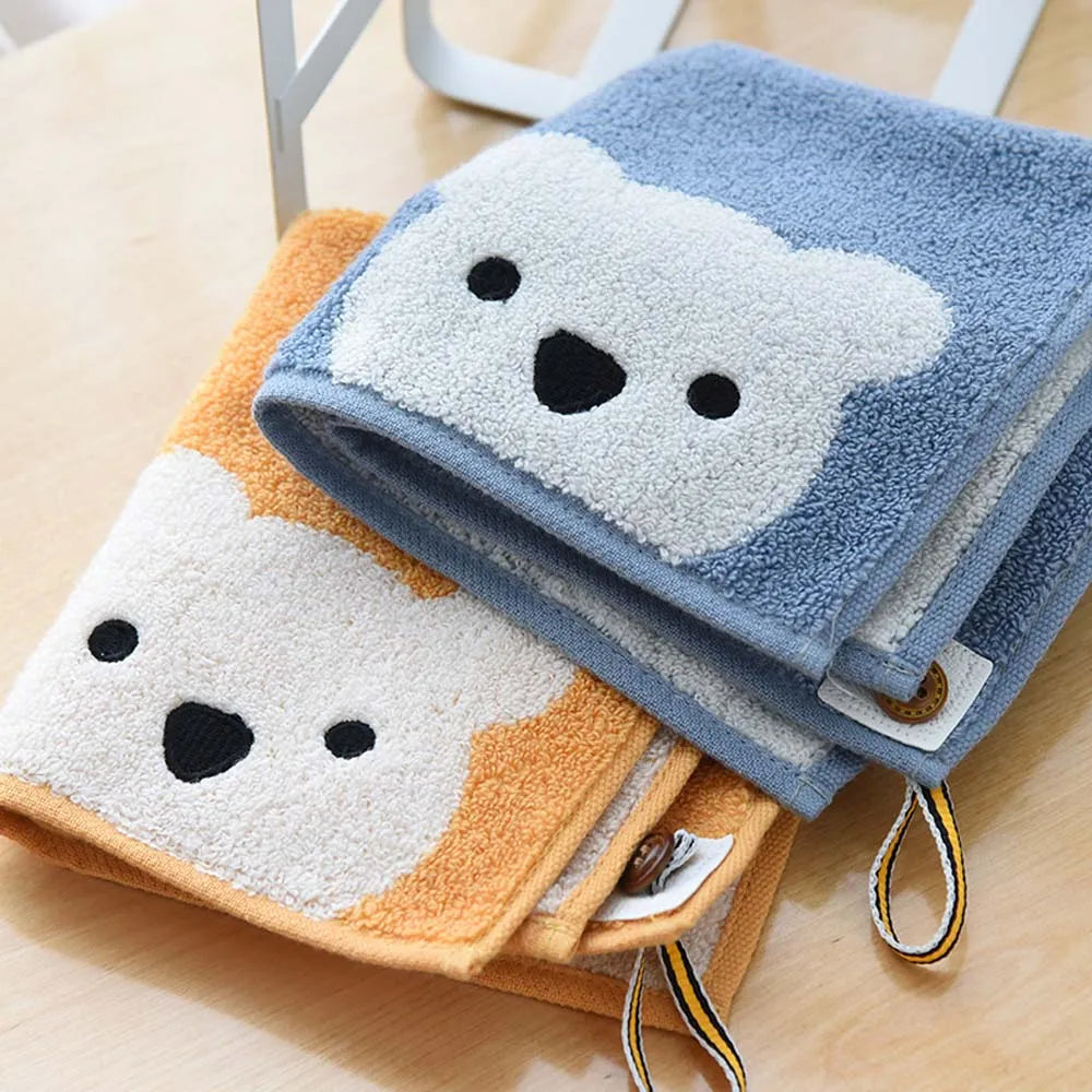 Hangable Soft Children Baby Newborn Kids Saliva Towels Handkerchief Face Towel Wipe Towels