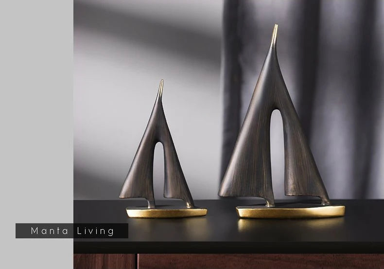 Voilier à voile lisse, décoration de maison, décoration de salon, chambre à coucher, décoration de bureau, cadeau artisanal en résine