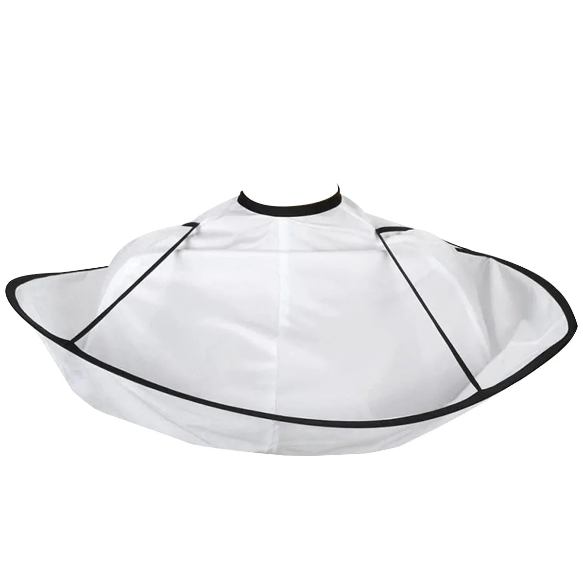 1 Capa de corte de pelo impermeable para adultos, capa de paraguas plegable, capa de peluquería para salón de peluquería en casa, cubierta de tela