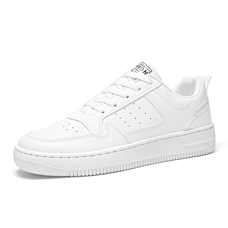 Zapatos de hombre de cuero PU Zapatillas de moda para mujer Zapatos casuales de suela blanda cómodos para hombre