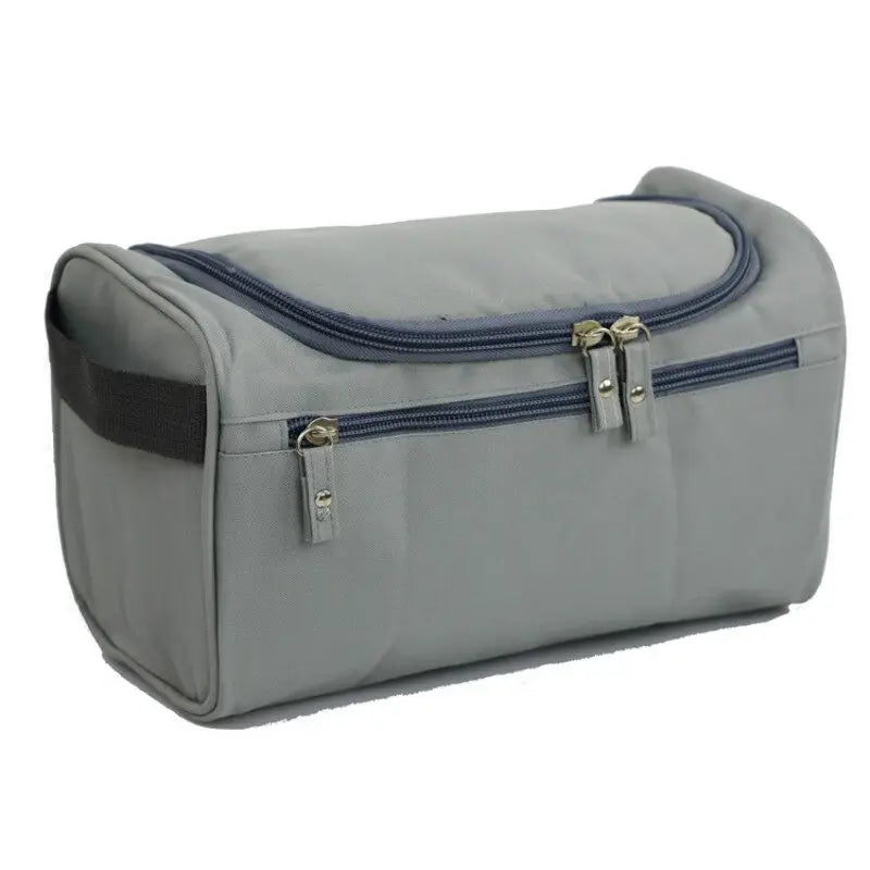 Bolsa de maquillaje portátil unisex, organizador de cosméticos impermeable de gran capacidad, neceser colgante para mujeres, hombres, lavado y afeitado