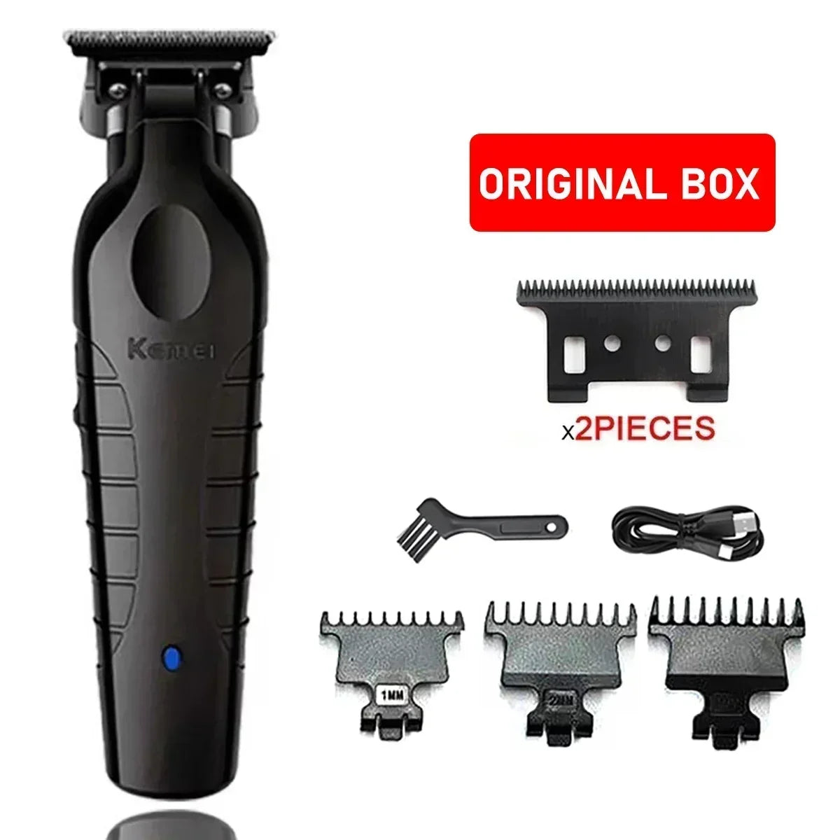 Kemei KM-2299 Máquina cortapelo recortadora de cabello para hombre, cortadora de pelo profesional