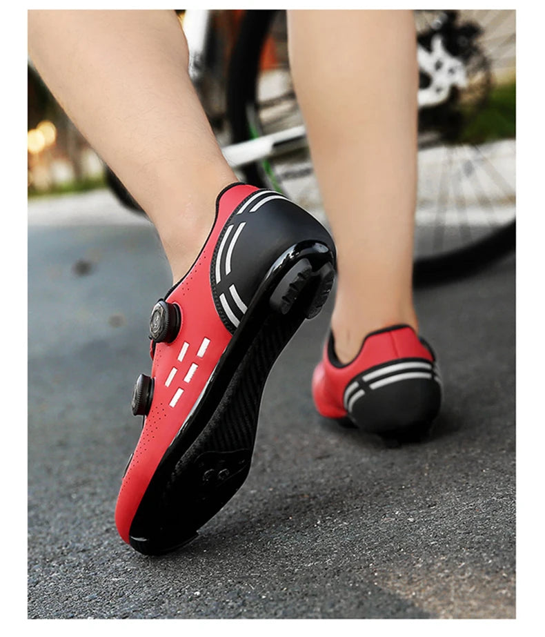 Zapatillas de Ciclismo de Velocidad, Zapatillas de Ciclismo de Carretera para Hombres y Mujeres, Zapatillas de Ciclismo de Ruta, Zapatillas de Ciclismo de Carreras Autoblocantes para Shimano