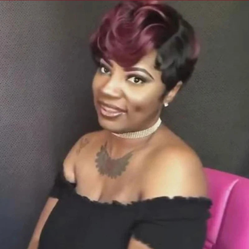 Short Curly Afro Wig