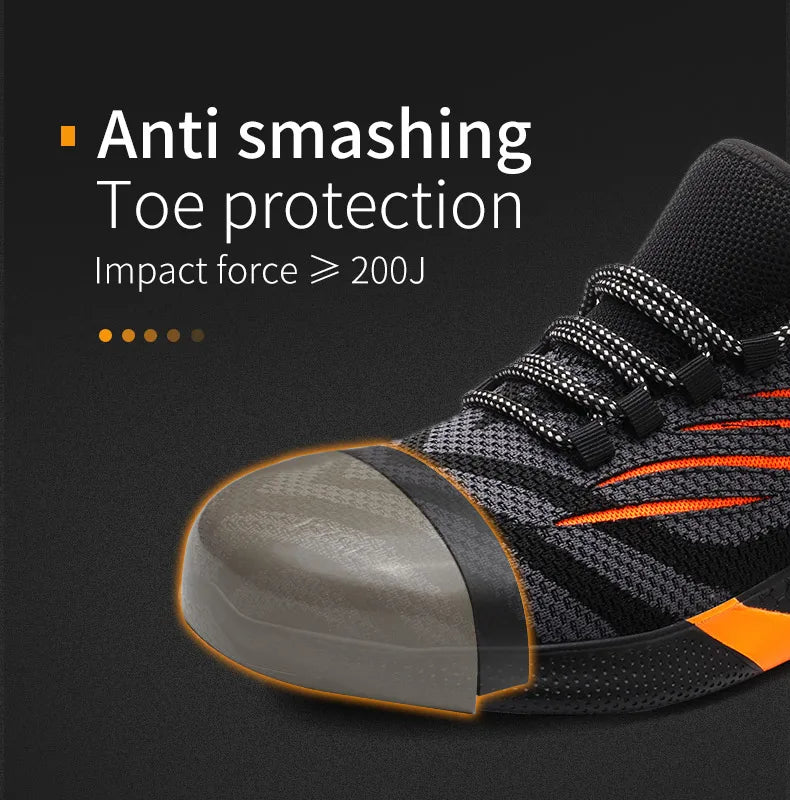 Zapatos de seguridad para hombre, calzado de trabajo antipinchazos, zapatillas de trabajo para hombre, zapatos de trabajo indestructibles, botas para hombre, calzado ligero para hombre, botas de seguridad