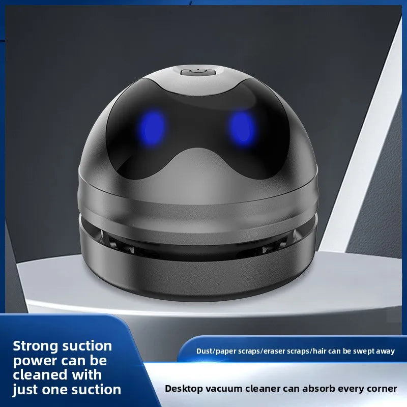 Black Knight Mini Desktop Støvsuger – Trådløs, bærbar og perfekt for studenter