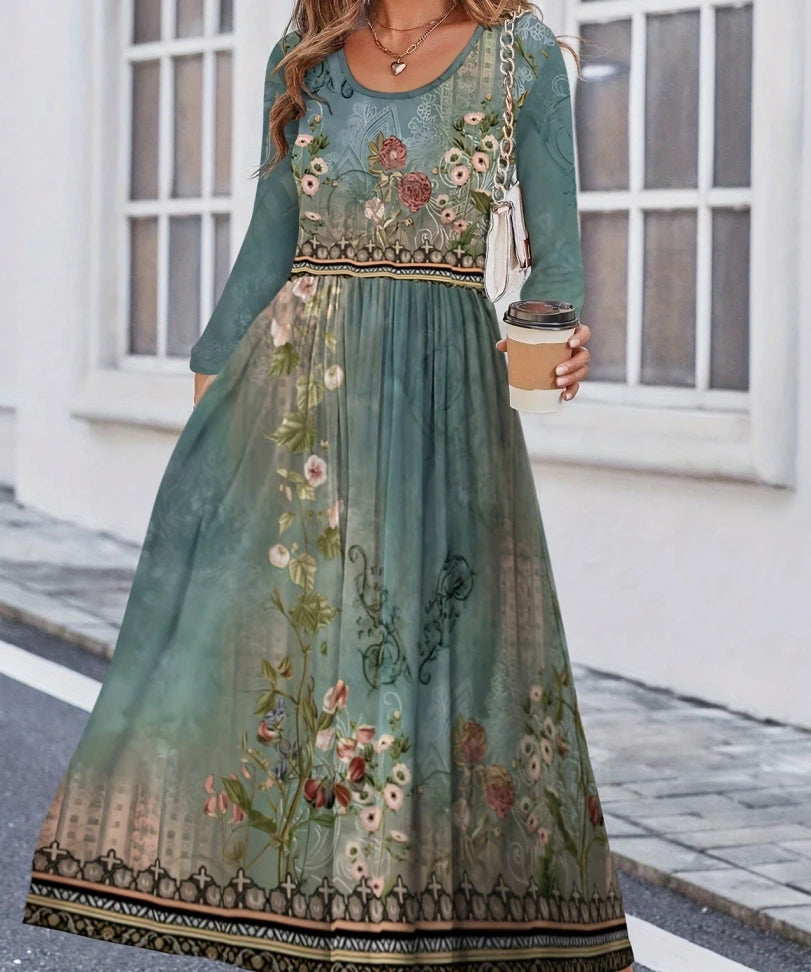 Moda Vestido Elegante de Mujer Vestido Casual Holgado de Mujer Nuevo Temperamento