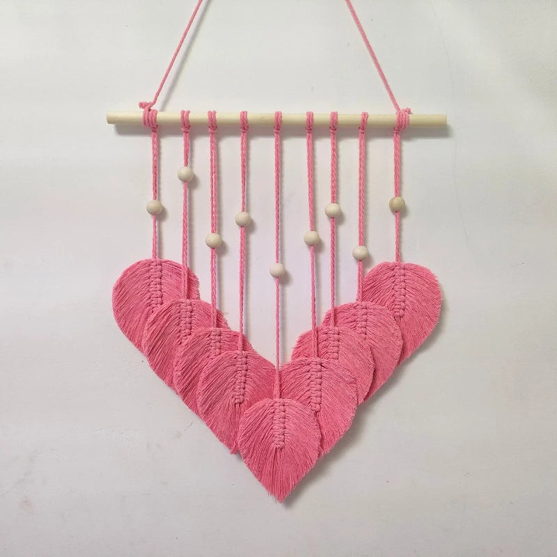 Décoration murale de maison de style bohème faite à la main, décoration suspendue pour pièce