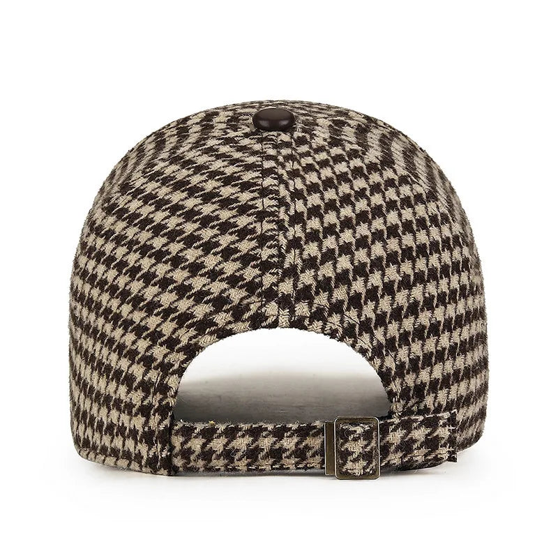 Houndstooth Baseball Cap