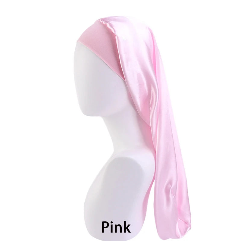 Extra Long Satin Bonnet