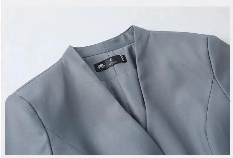 Trajes de falda de negocios para mujer, de primavera, formales, uniformes, blazers femeninos para mujer, conjuntos profesionales para oficina