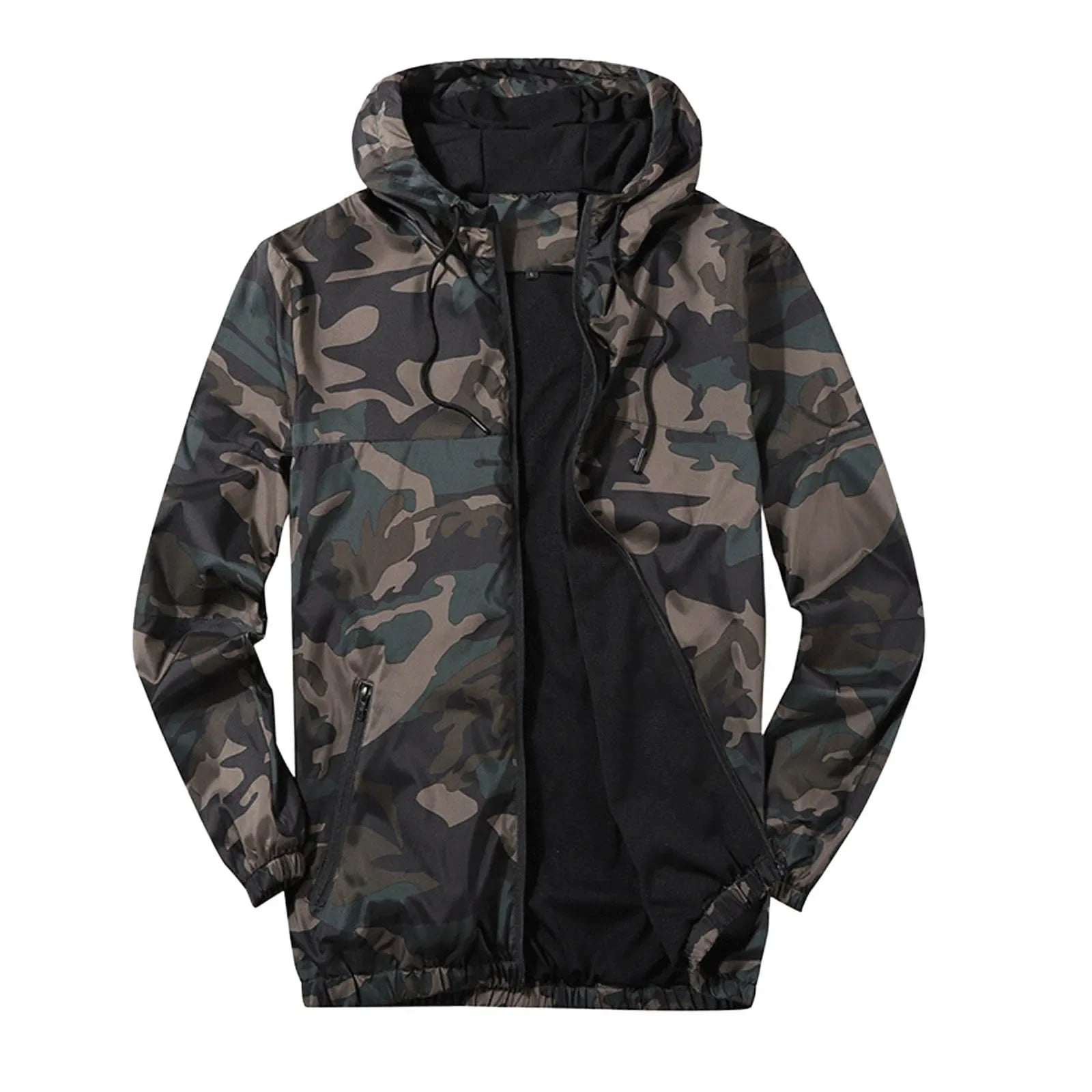 Jacket Men Waterproof Warm Windbreaker Mens Clothing Spring Autumn Outwear Camouflage Patchwork Jackets