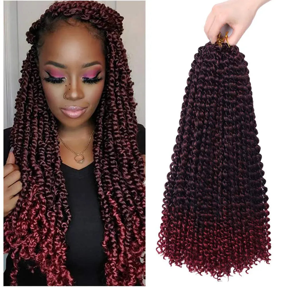 Cabello de ganchillo tipo Passion Twist