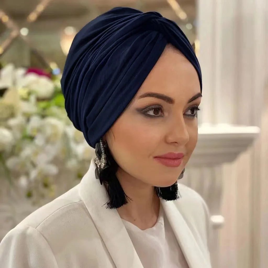 Gorro de Hiyab Musulmán Modesto – Envoltorio Instantáneo de Jersey