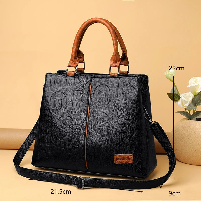 Bolso tote de piel sintética