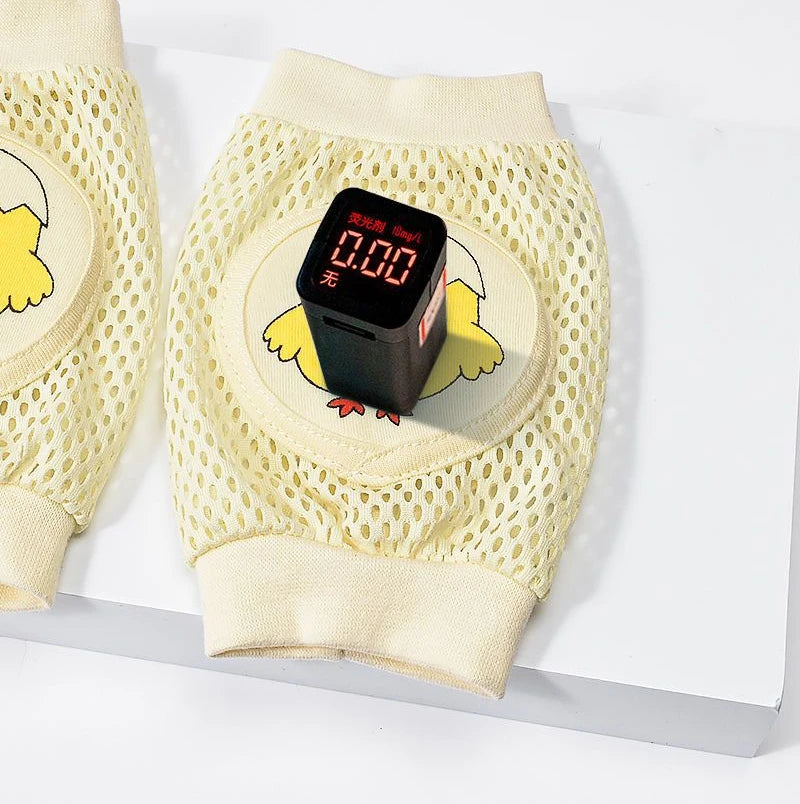 Rodilleras de bebé de 2 piezas, protección anticaída para gatear para niños pequeños, finas de verano, rótula de malla, rodillera protectora, seguridad para bebés