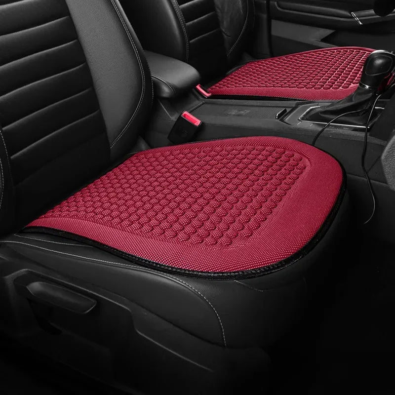 Universal Car Seat Cushion Cover Ice Silk Breathable Summer Cool Auto Cushion Vehicle Backrest Car Interior Accessories