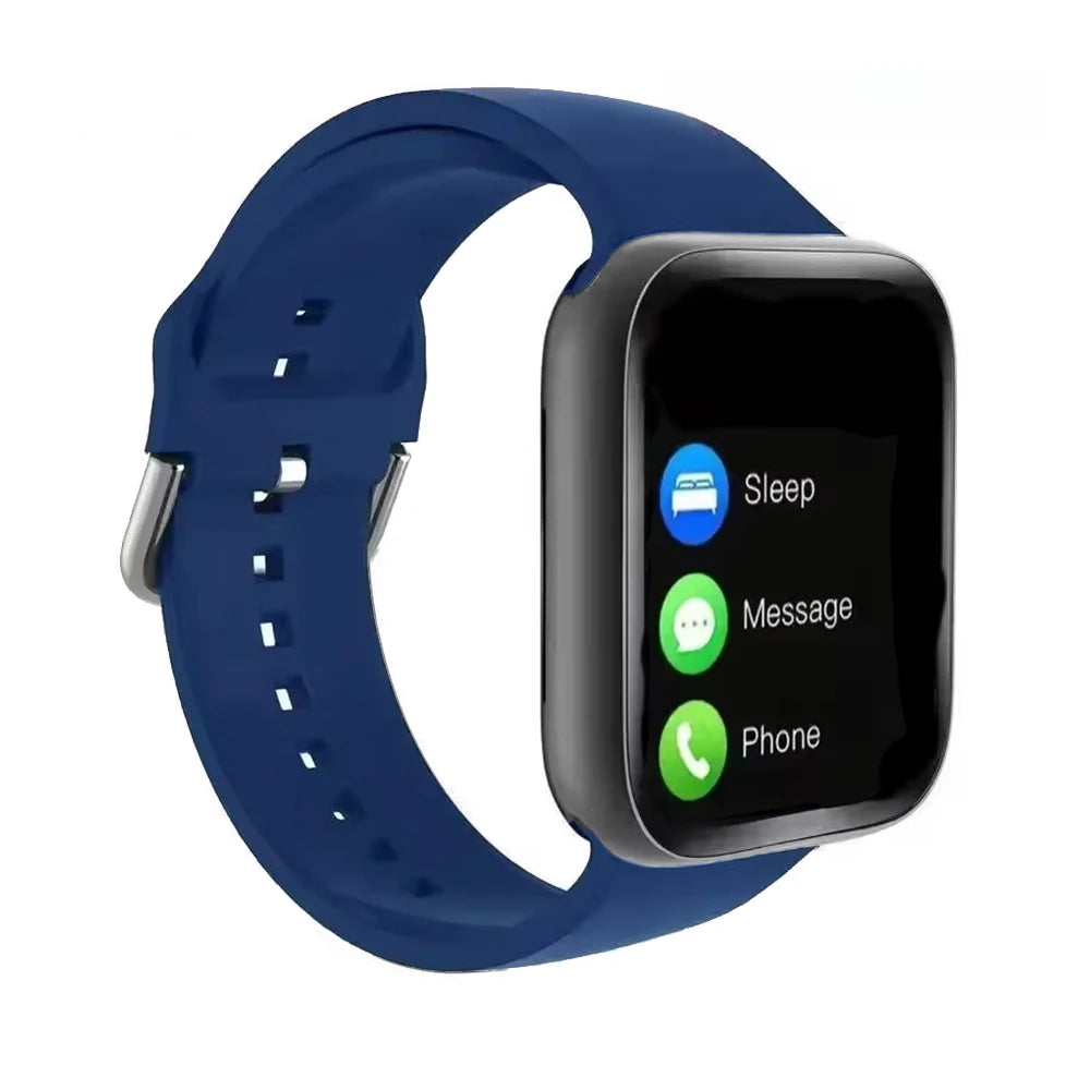 Nuevo Smartwatch para hombres Android IOS Teléfono Pantalla de 1.73" Llamada Bluetooth Monitoreo de oxígeno en sangre y presión arterial Reloj inteligente para mujeres