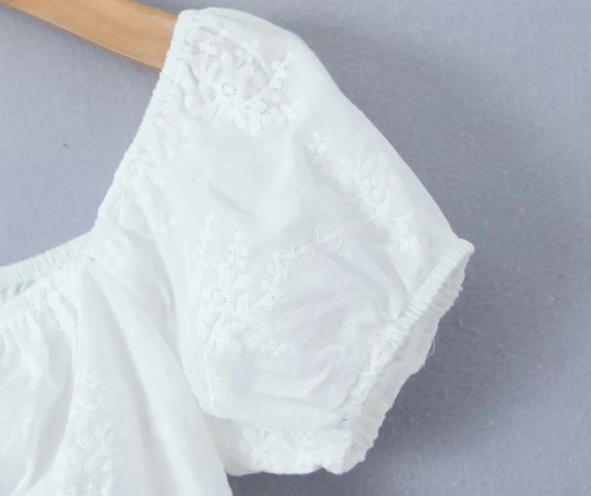 Conjunto de falda de encaje, vestido de verano para mujer, vacaciones en la playa, sexy, algodón, conjunto a juego, atuendos de primavera, blanco, 2 piezas, conjunto de vestidos de mujer 2025