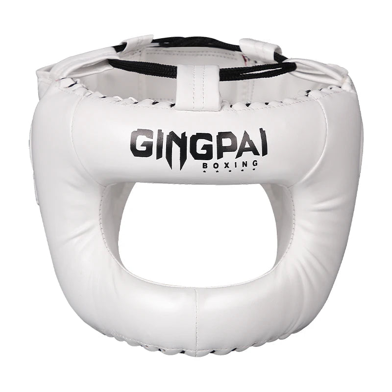 Protección de cabeza para boxeo Equipo de fitness para adultos Casco cerrado aprobado para deportes completo Hombres Mujeres Cascos Sanda Protector de cabeza para niños