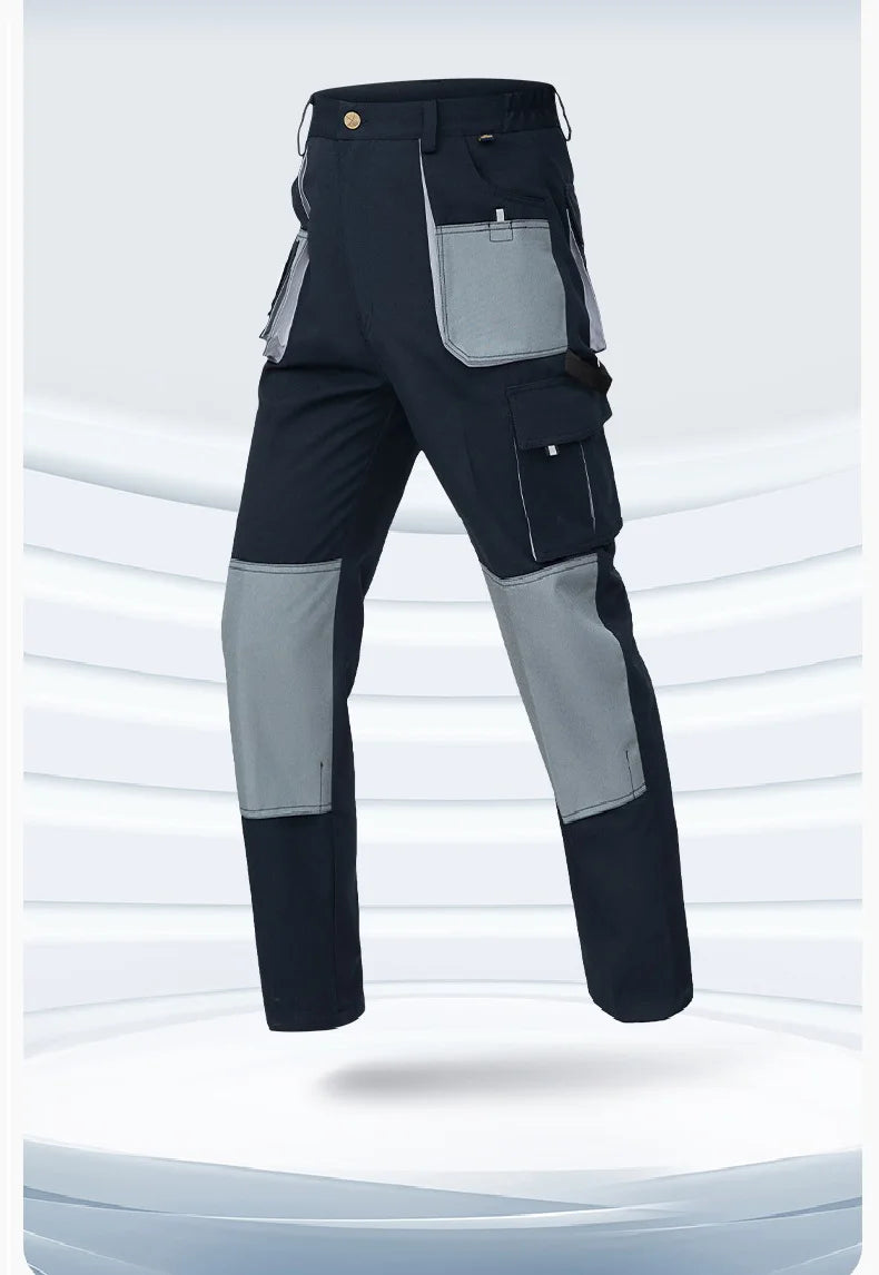 Pantalones de Trabajo para Hombre, Pantalones Cargo de Trabajo para Hombre, Ropa de Trabajo, Pantalones de Senderismo al Aire Libre Multibolsillos, Pantalones con Bolsillos Funcionales