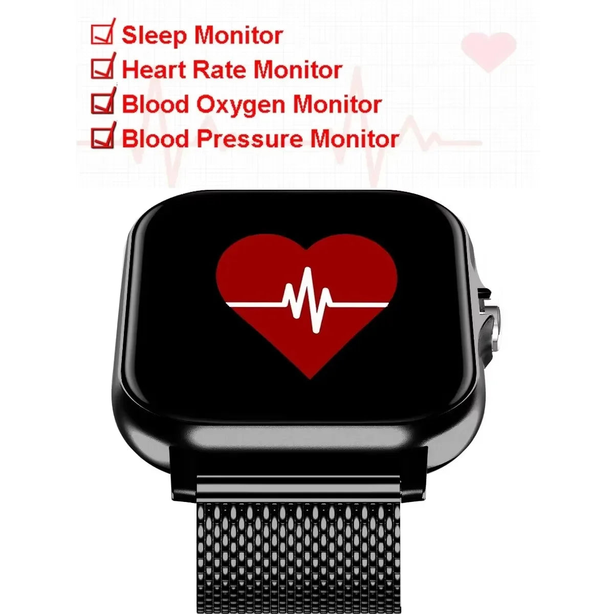 1.83" Waterproof Smart Watch – Calls, Fitness & Daily Health in One
