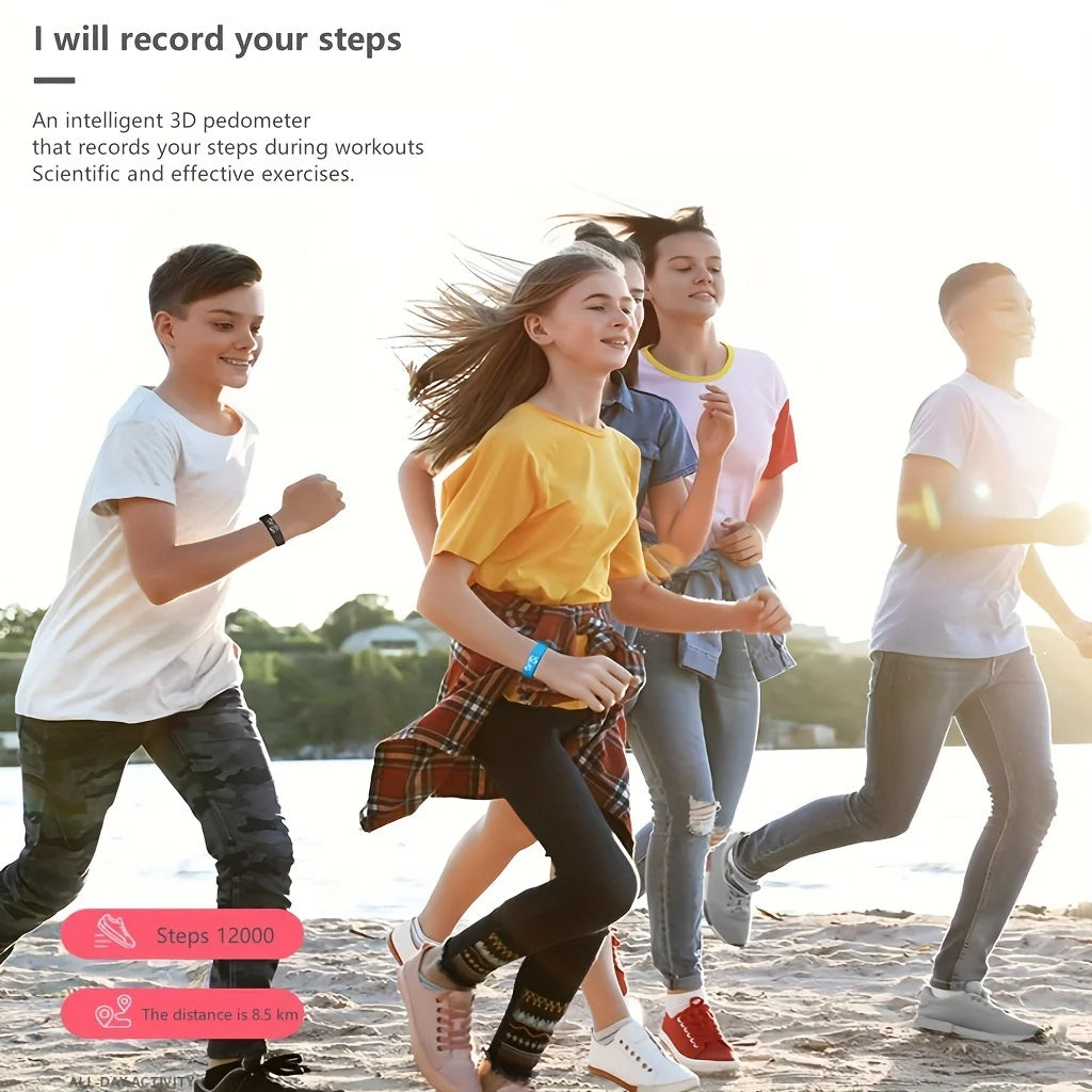 Smart Watch Hombres Mujeres Podómetro Pulsera de fitness Contador de pasos Modo multideporte Pulsera electrónica de moda Simplicidad Smart Band