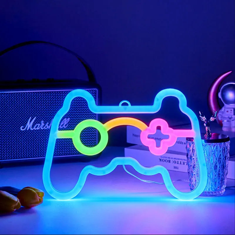 Gamepad Neon LED Light – Vibrant, Portable & Perfect for Any Space