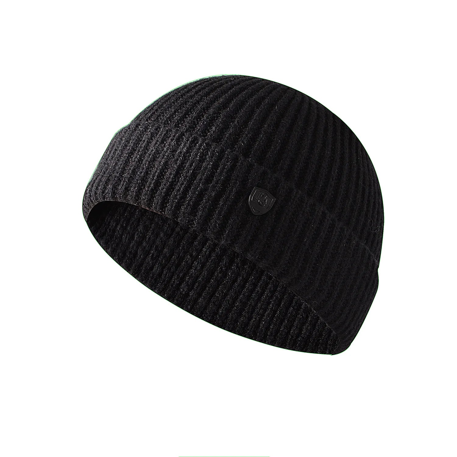 Gorro de invierno unisex de imitación de terciopelo de conejo para hombres y mujeres, gorro de punto de lana con orejeras, protección térmica para las orejas, gorro de ciclismo y esquí