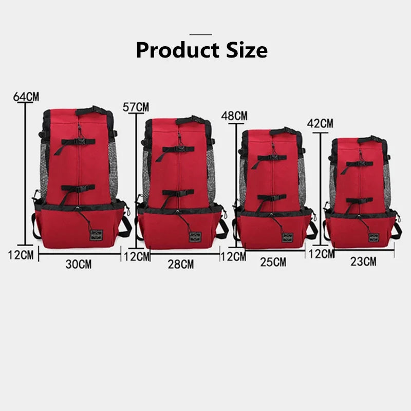 Bolsa transportadora transpirable para perros, mochila portátil para viajes al aire libre, transportadores reflectantes para gatos, accesorios para perros Bulldog Francés