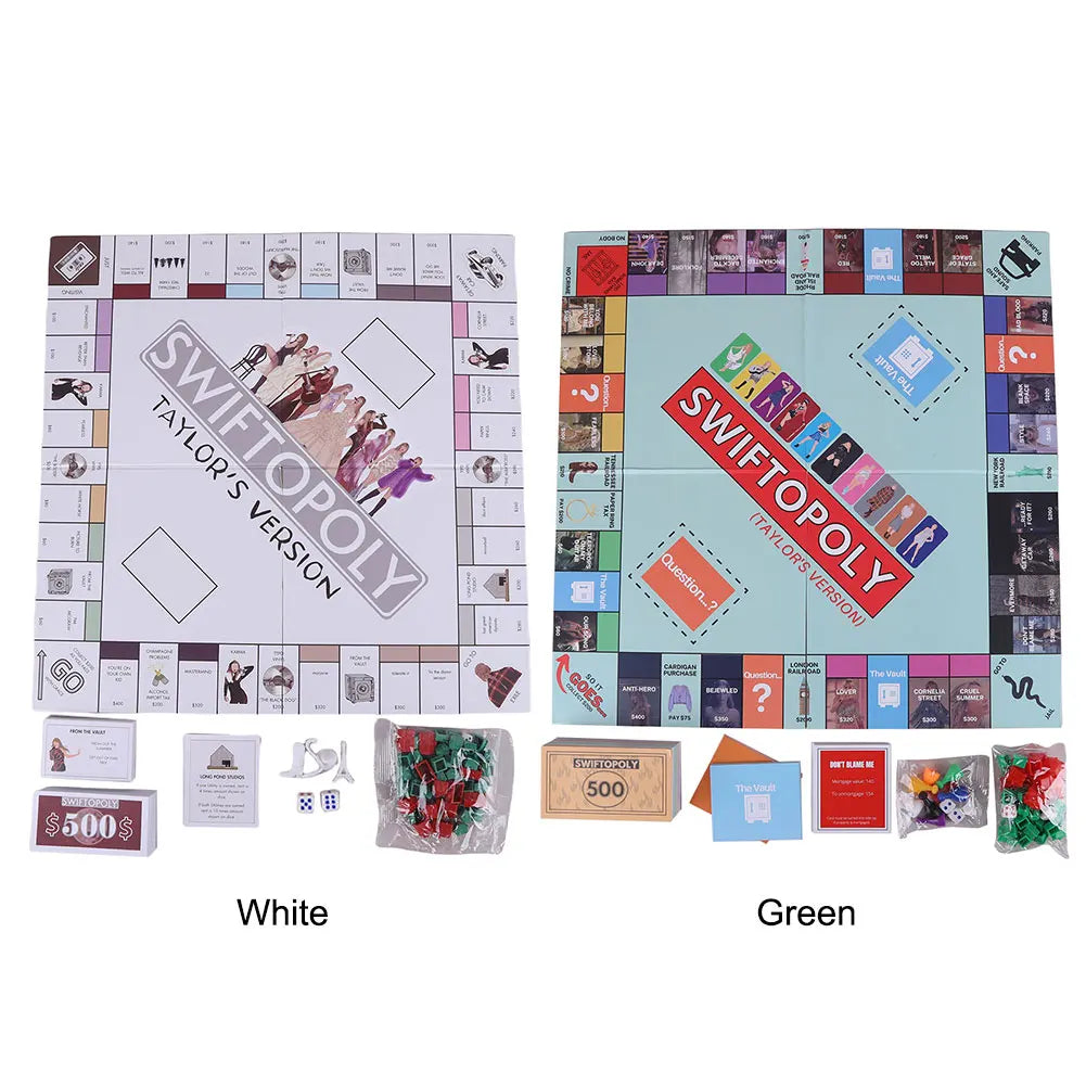 Jeu de société amusant, fête familiale, jeux d'échecs interactifs, jeu de société Swiftopoly, jeu de société interactif pour adultes