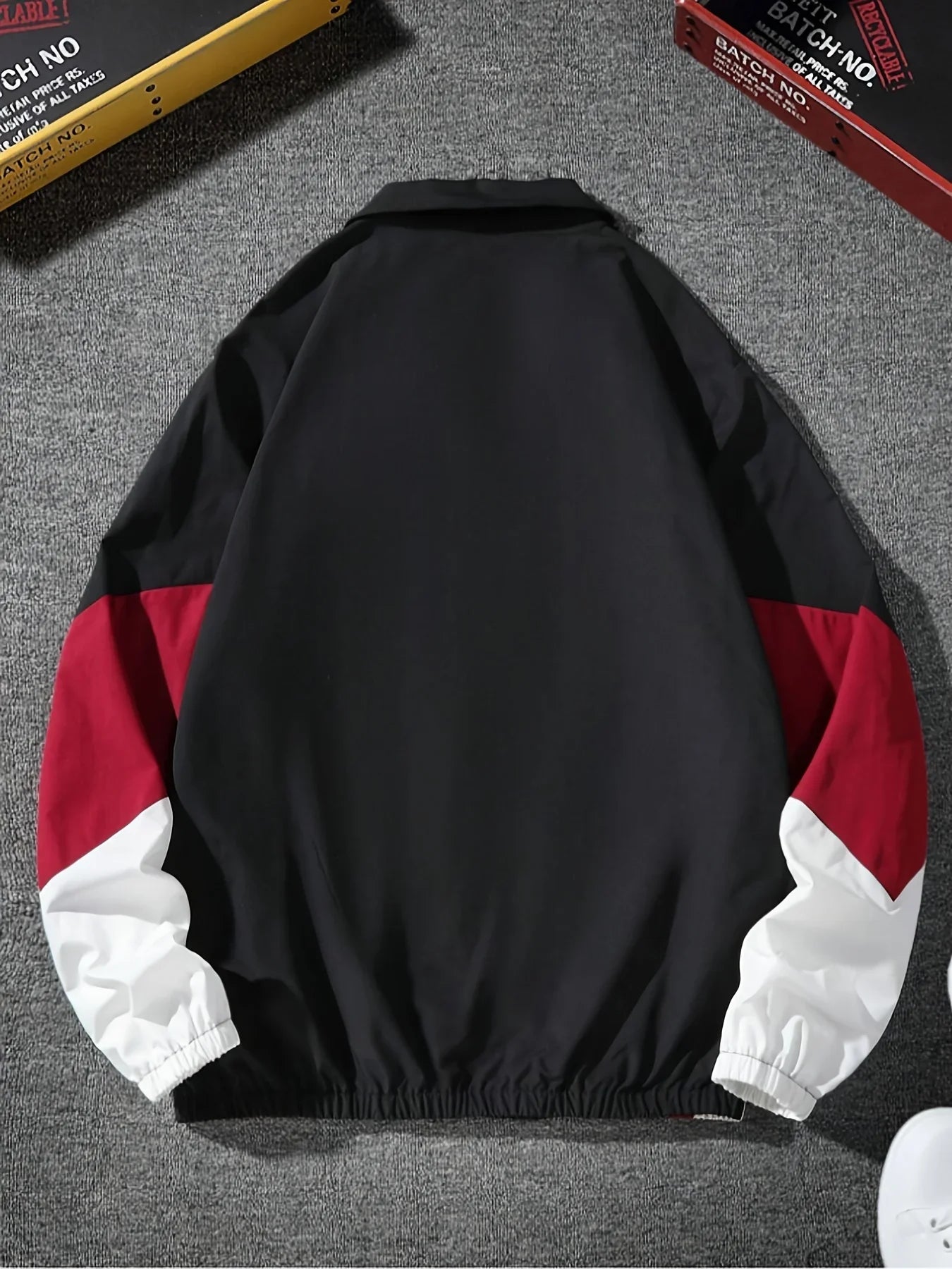 Veste homme color-block, légère, décontractée, de voyage, coupe-vent et résistante à l'usure, tissu de haute qualité, cadeau petit ami