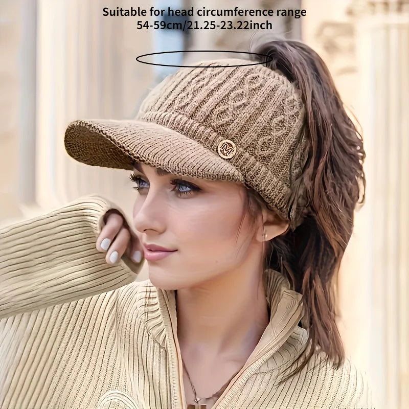 Women’s Ponytail Knit Hat