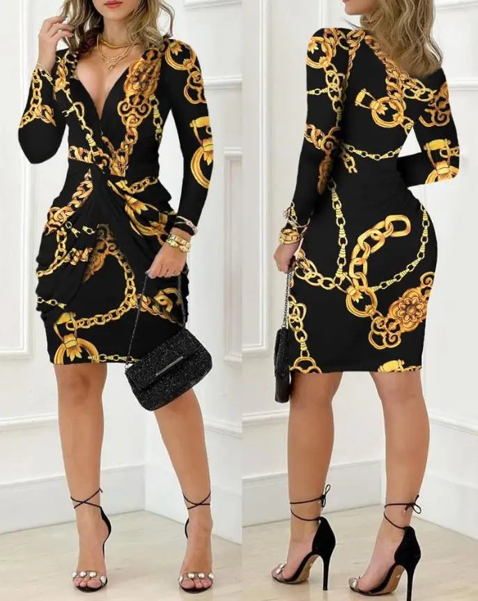 Glitter Lace Mini Party Dress