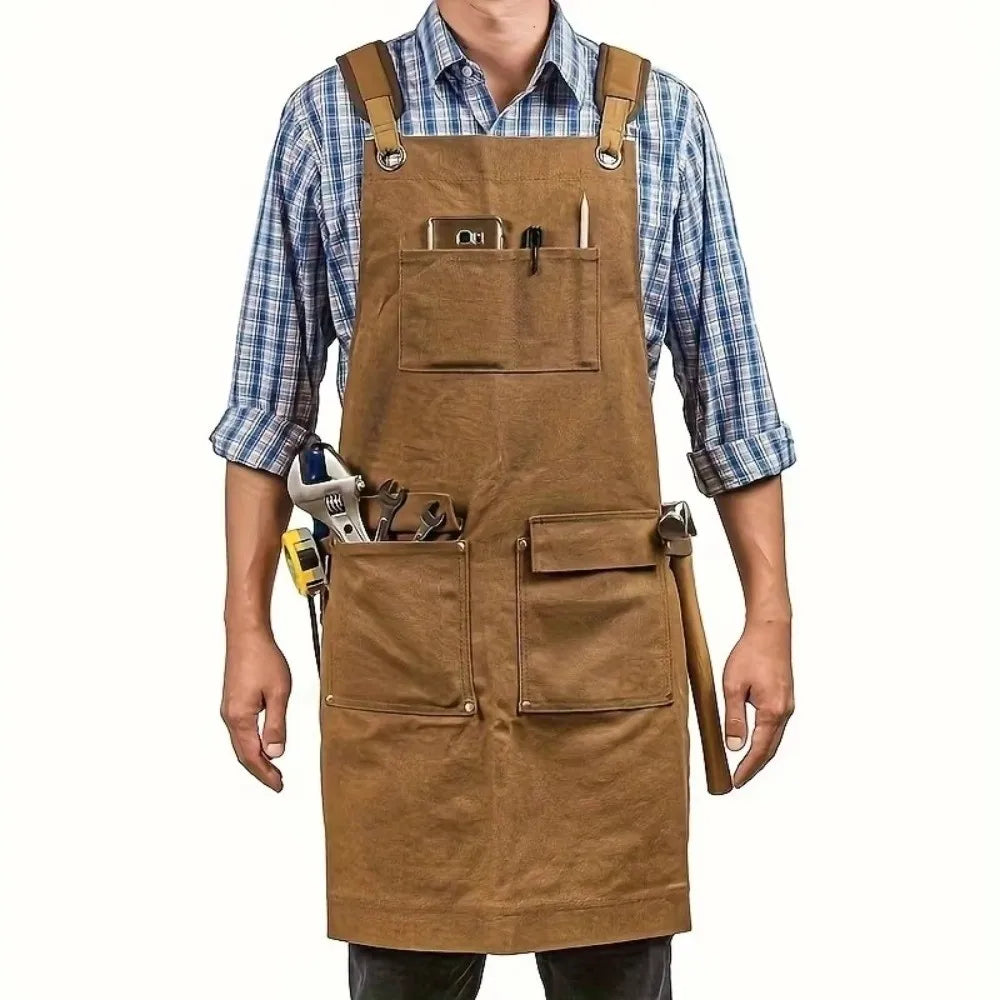 Thickened Waterproof Canvas Apron